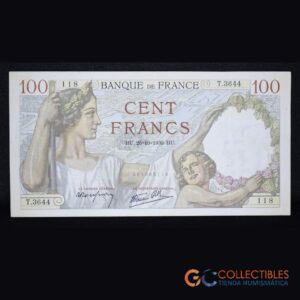 LOTE 1013 - Europa/Francia -100 Francs – 26.10.1939