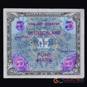 LOTE 1019 - Europa/Alemania - 5 Mark – 1944
