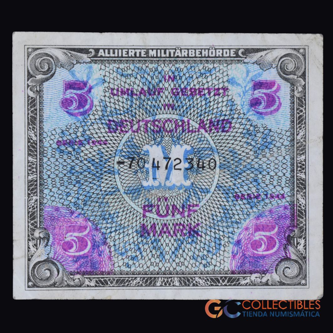 LOTE 1019 - Europa/Alemania - 5 Mark – 1944