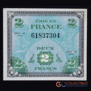 LOTE 1020 - Europa/Francia - 2 Francs – 1944