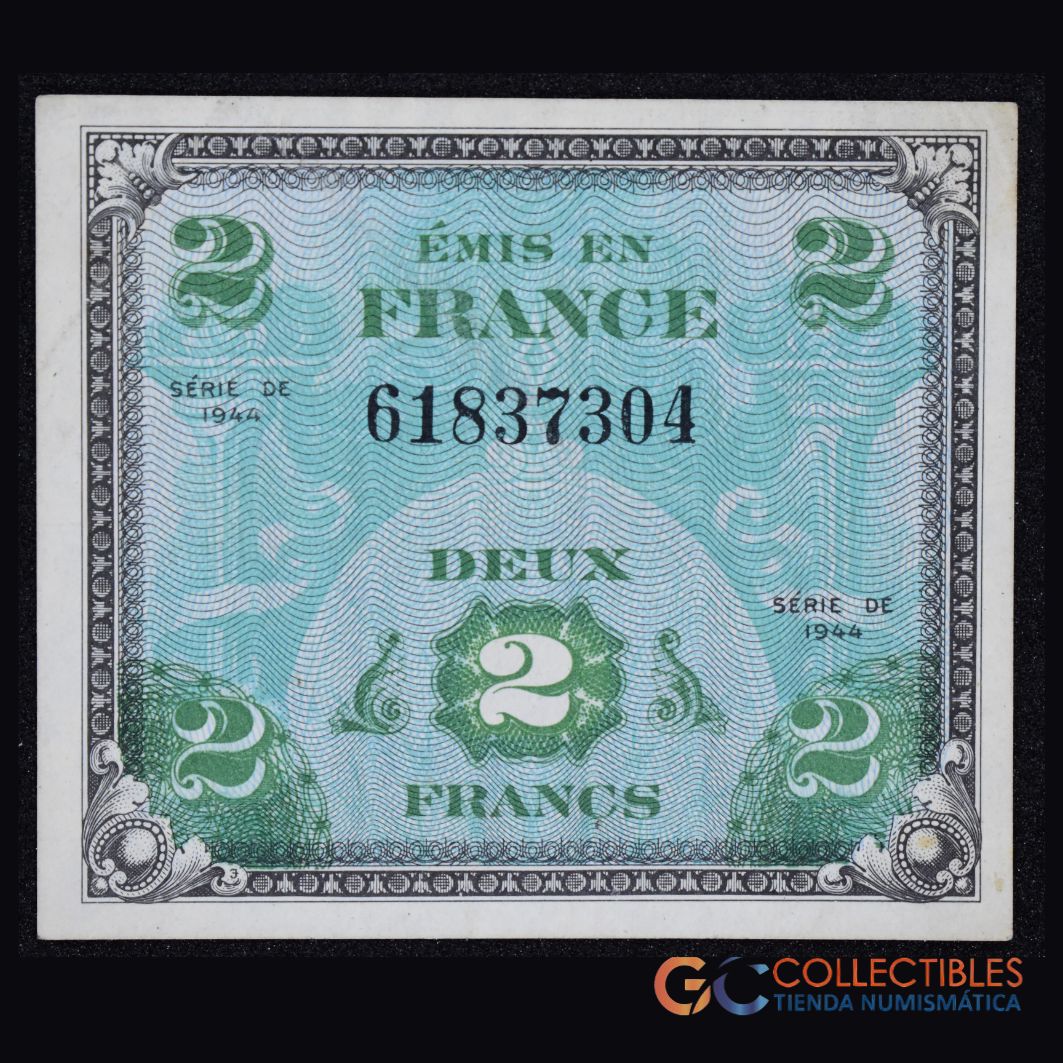LOTE 1020 - Europa/Francia - 2 Francs – 1944