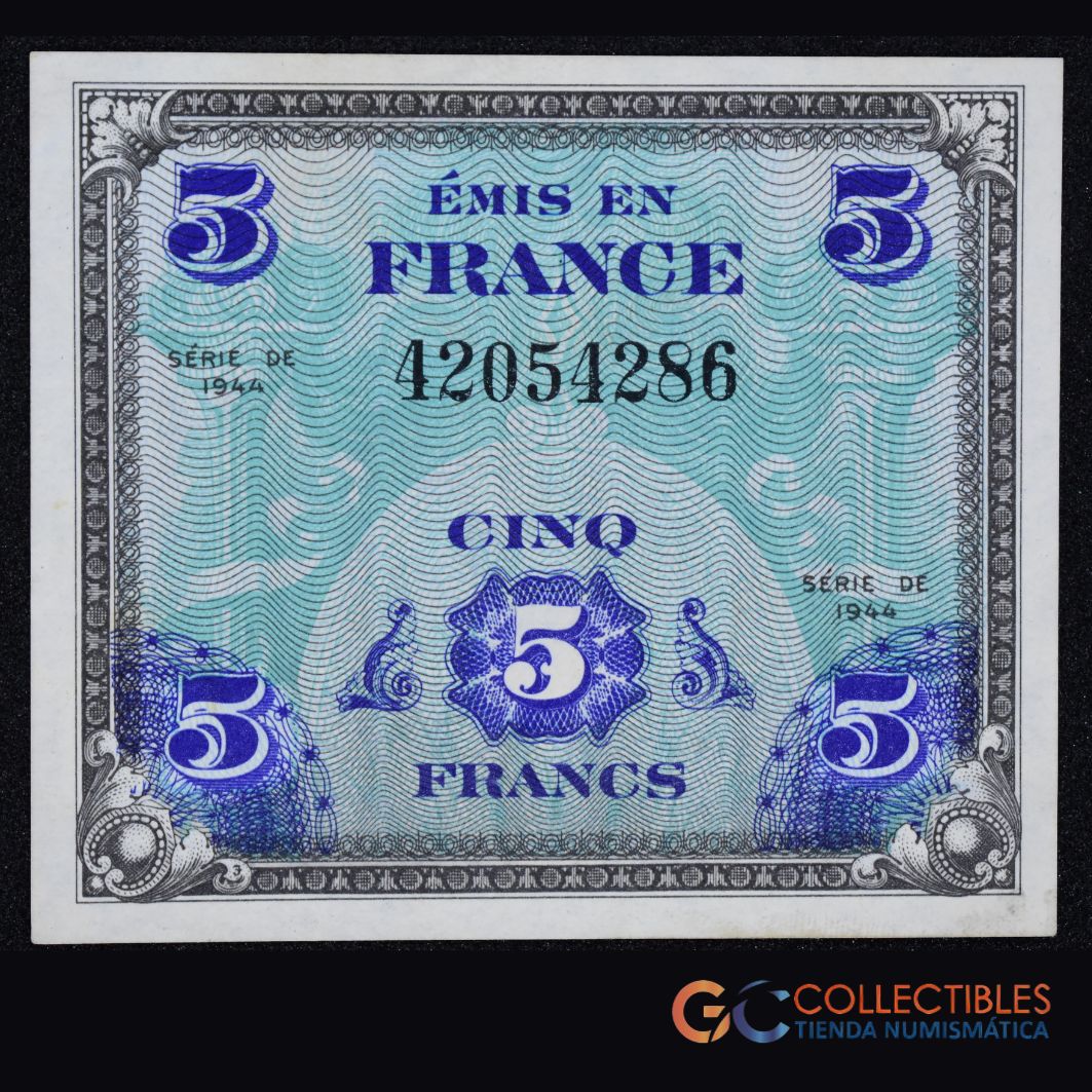 Lote 1021 - Europa/Francia - 5 Francs – 1944
