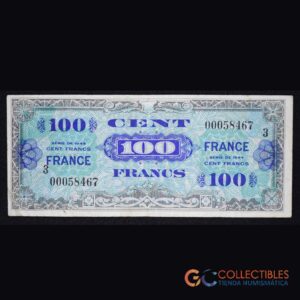 Lote 1022 - Europa/Francia - 100 Francs – 1944