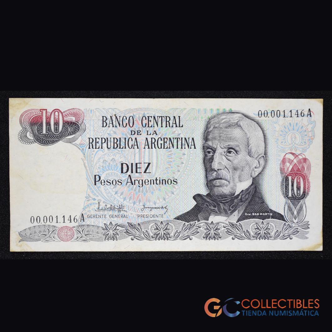 Lote 1025 - América del Sur/Argentina - 10 y 50 Pesos Misma Numeración/ Numeración Baja  – 1983