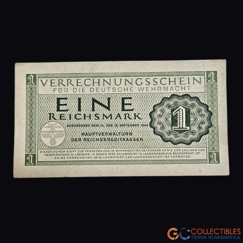 Lote 1035 - Europa/Alemania (Militar – Wehrmacht) - 1 Reichsmark 1941