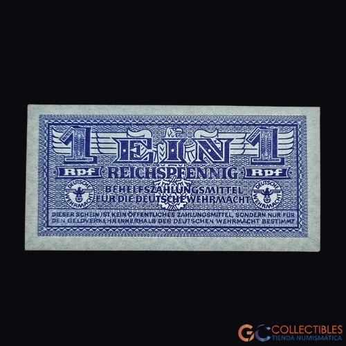 Lote 1037 - Europa/Alemania (Militar – Wehrmacht) - 1 Reichspfennig ND (1942)