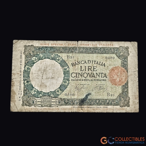 Lote 1039 - Europa/Italia - 50 Lire 1933-1941