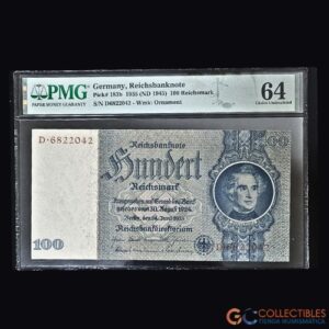 Lote 1044 - Europa/Alemania (Reichsbank) - 100 Reichsmark 1935 - Encapsulado por la P.M.G