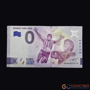 Lote 1055 – Europa/Euro Souvenir – Billete 0 Euro Diego Maradona
