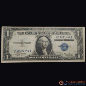 Lote 1074 – América/Estados Unidos – 1 Dólar (Sello azul, Silver Certificate)
