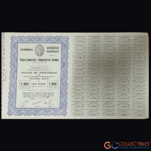 Lote 1103 - América del Sur/Argentina - Acción Banco Comercial e Industrial de Córdoba – 1961