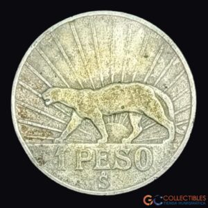 Lote 0185 - Uruguay – 1 Peso 1942