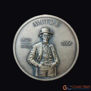 Lote 2001 - Medalla Centenario del fallecimiento de Bartolomé Mitre (1821–1906)