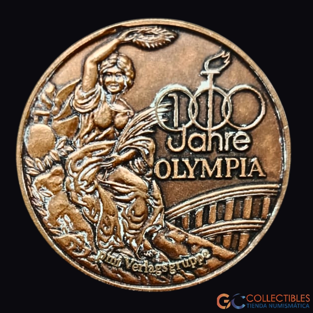 Lote 2007 - Medalla 100 años de las OLIMPIADAS