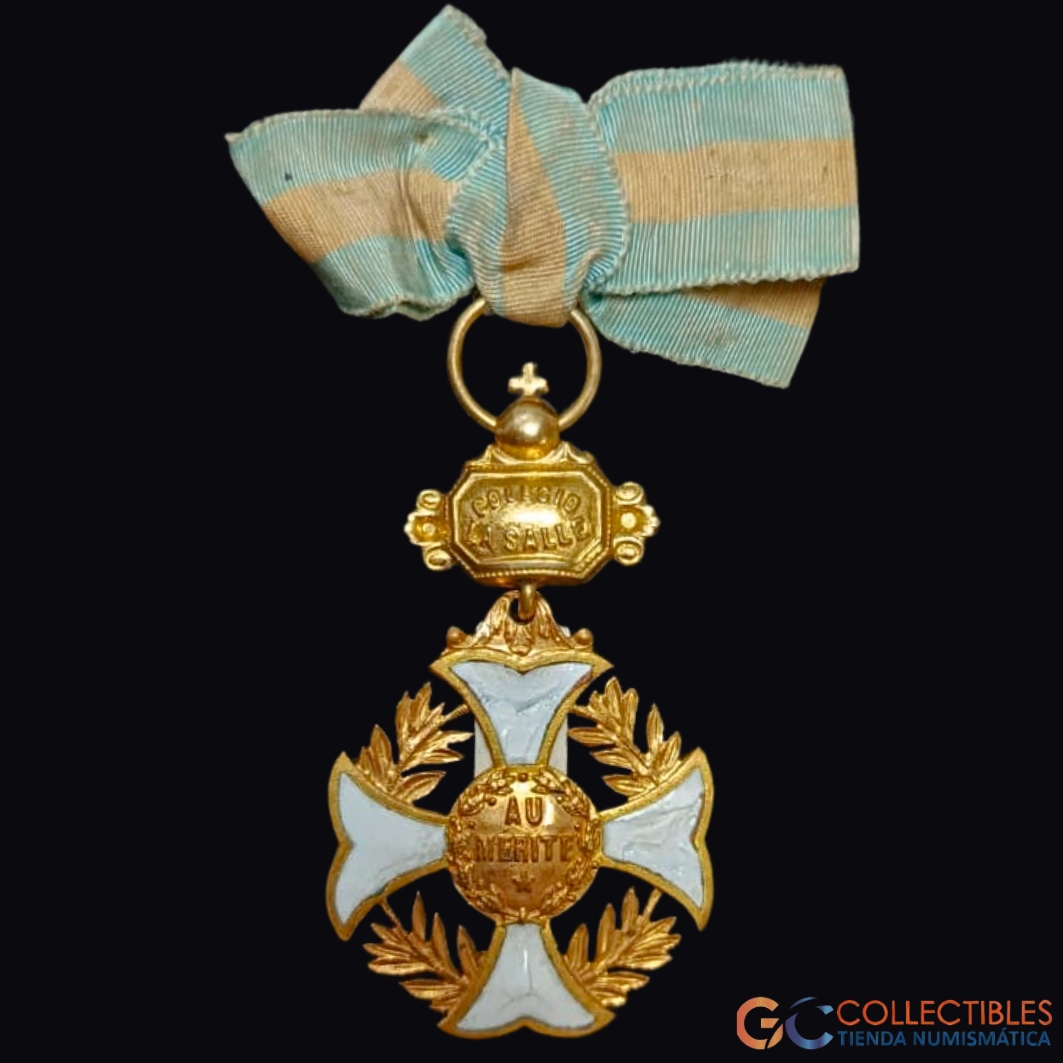 Lote 2037 - Condecoración “Au Mérite” (Al Mérito) - La Salle