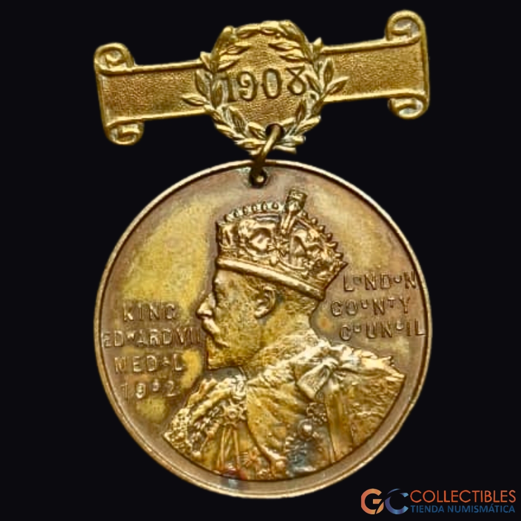 Lote 2045 - Reino Unido – Medalla escolar 1908