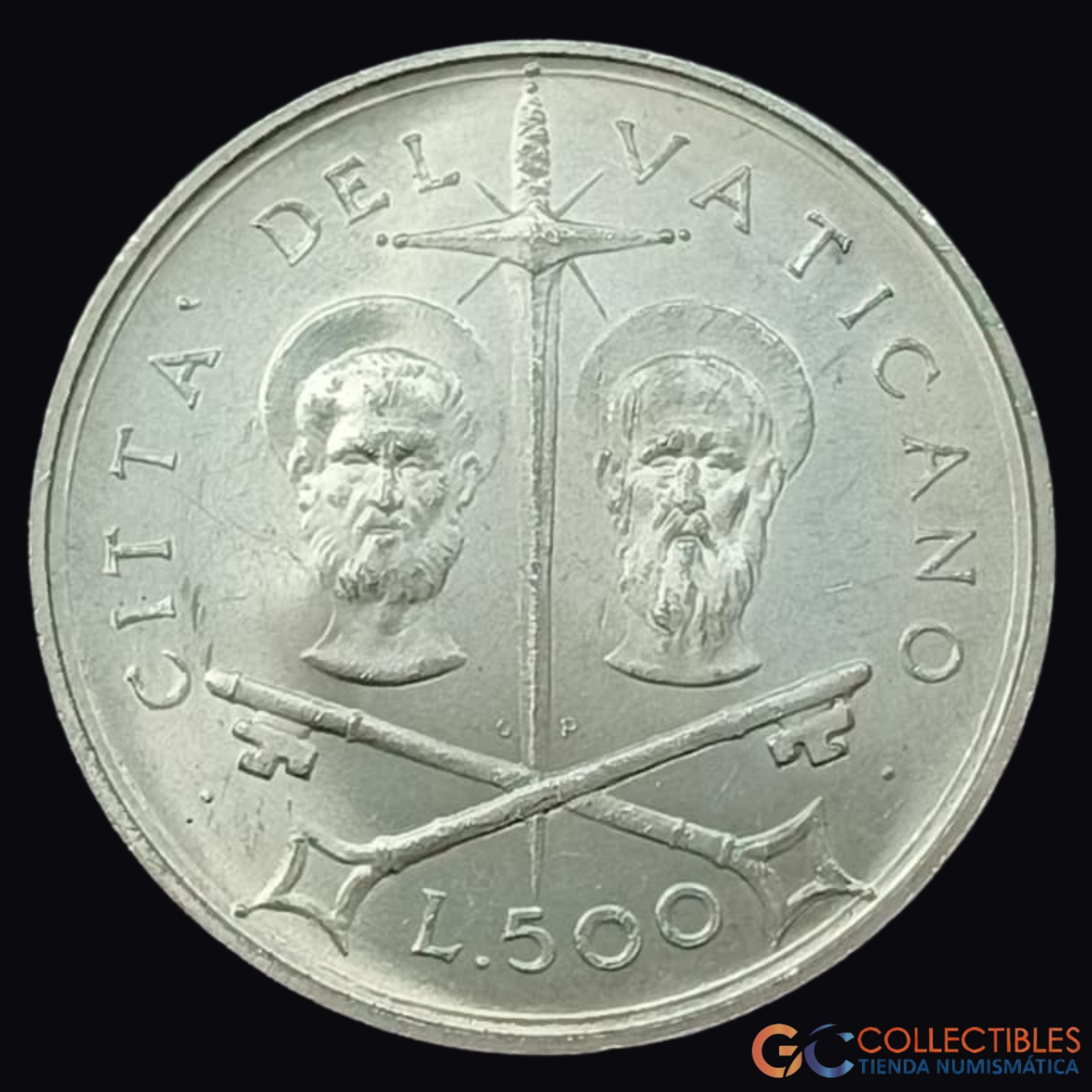 Lote 0209 - Ciudad del Vaticano – 500 Liras 1967