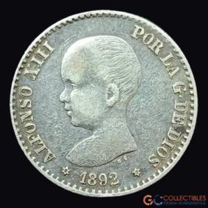 Lote 0217 - España – 50 Céntimos 1892