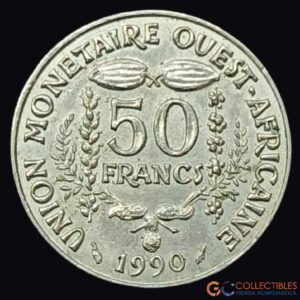 Lote 0227 - África Occidental (BCEAO) – 50 Francos 1990
