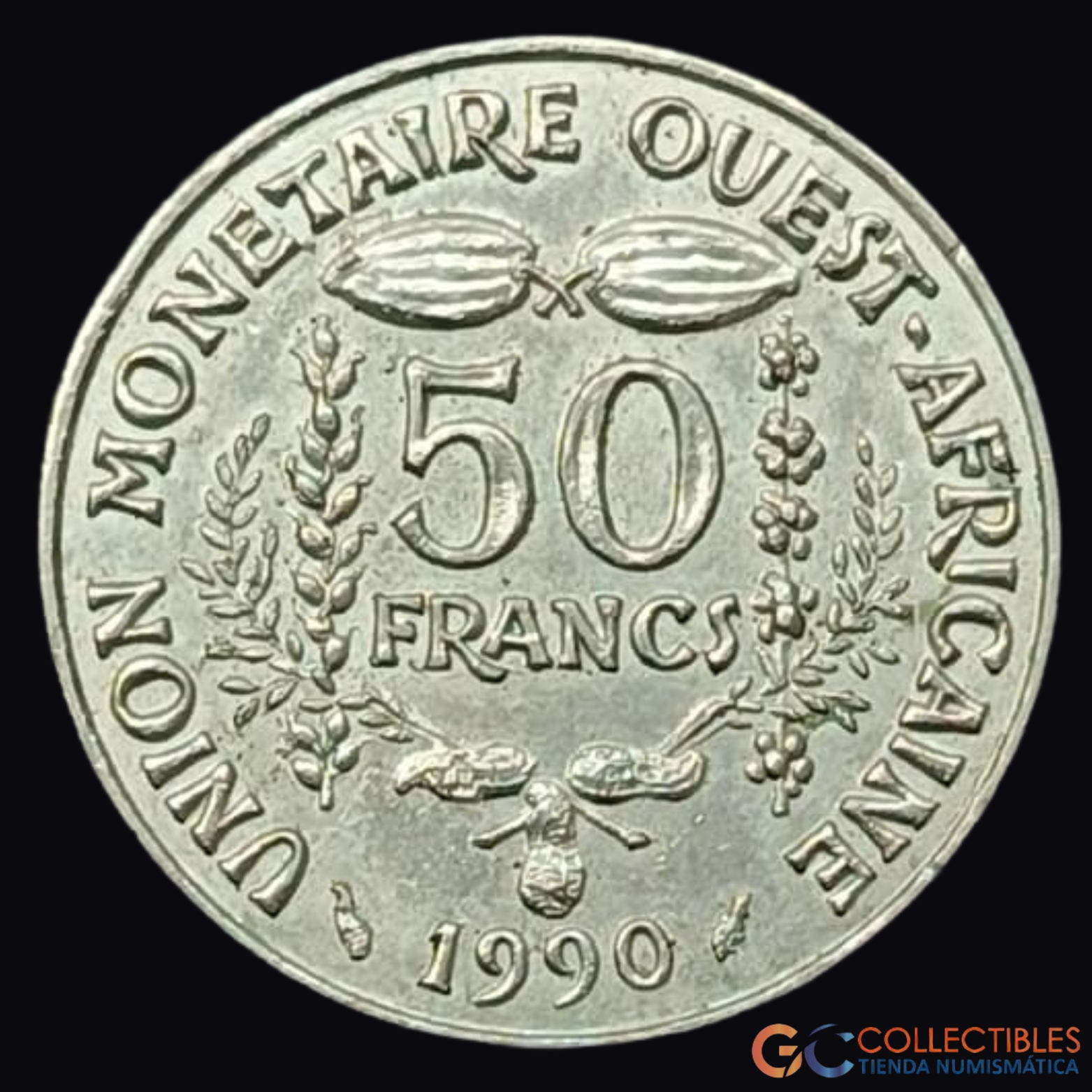 Lote 0227 - África Occidental (BCEAO) – 50 Francos 1990