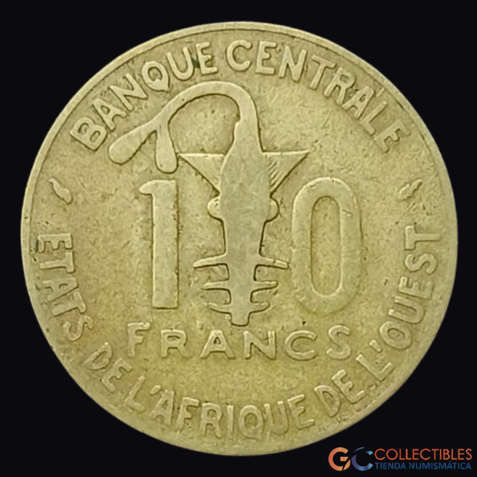 Lote 0228 - África Occidental (BCEAO) – 10 Francos 1977