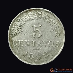Lote 0237 - Bolivia – 5 Centavos 1892