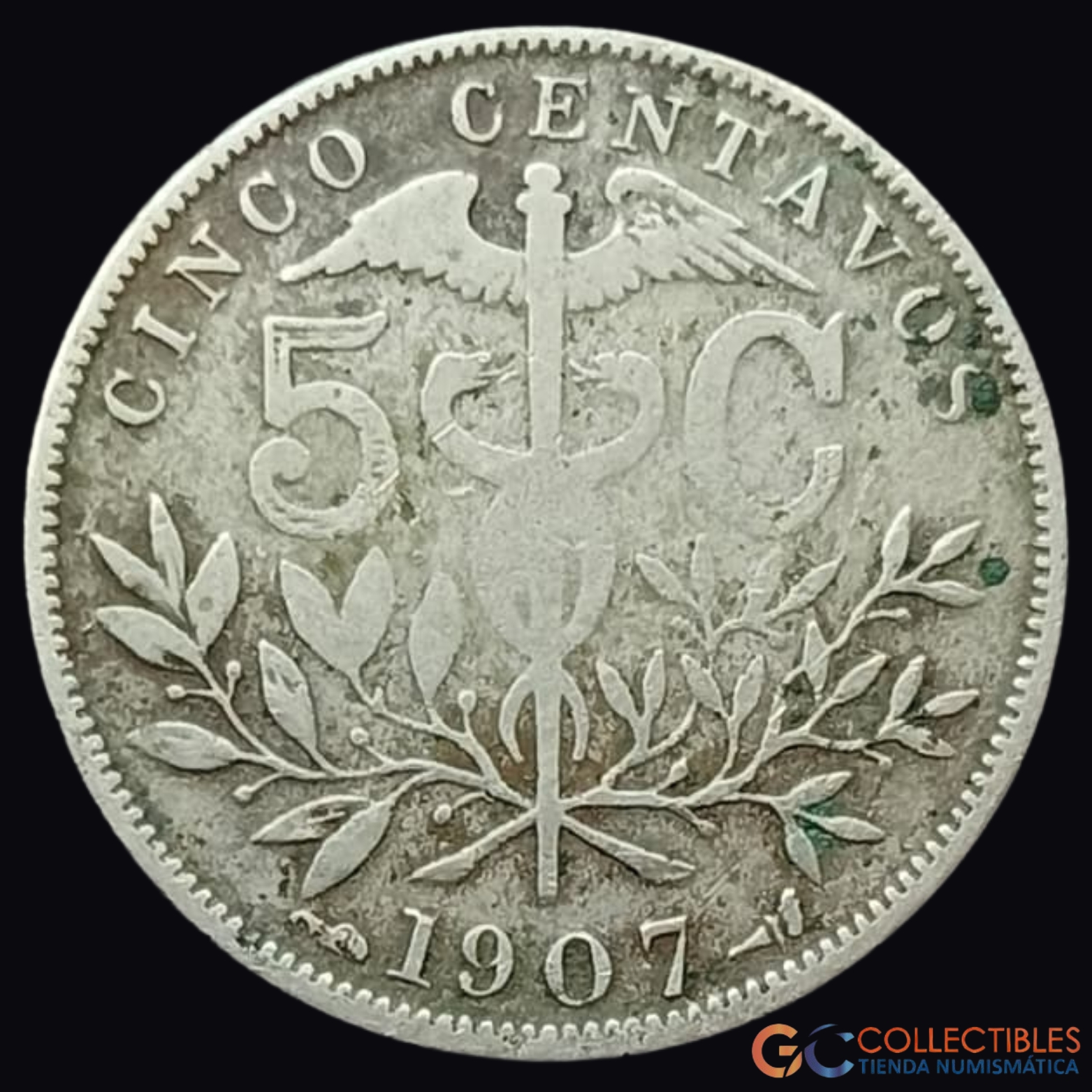 Lote 0238 - Bolivia – 5 Centavos 1907