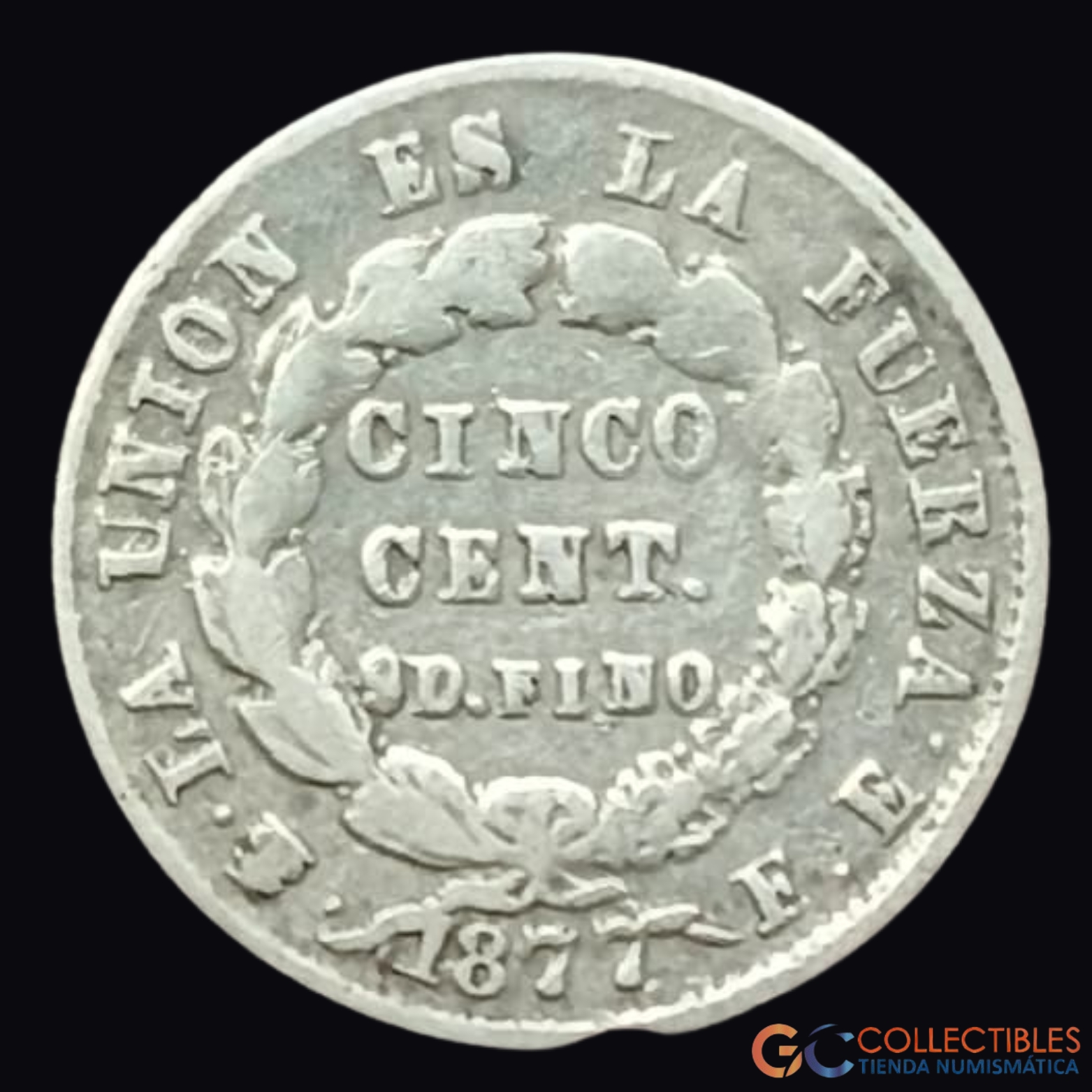 Lote 0246 - Bolivia – 5 Centavos 1877