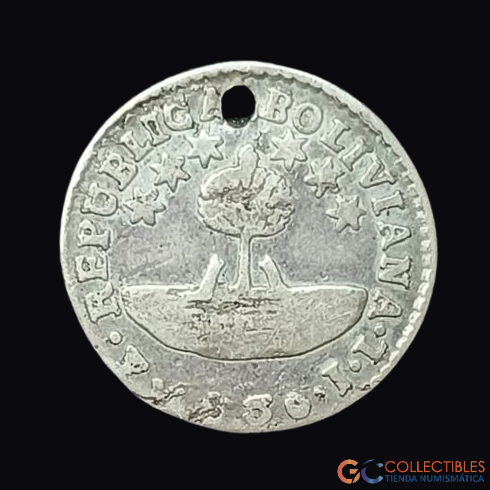 Lote 0247 - Bolivia 1/2 Dinero – 1830