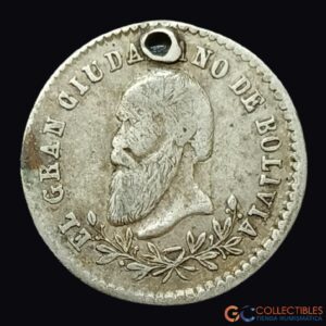 Lote 0248 - Bolivia – Medalla monetaria 1868