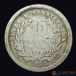 Lote 0249 - Bolivia – 10 Centavos 1877 (Copy)