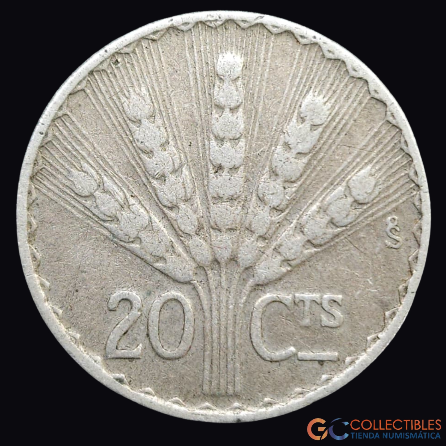 Lote 0255 - Uruguay – 20 Centésimos 1942