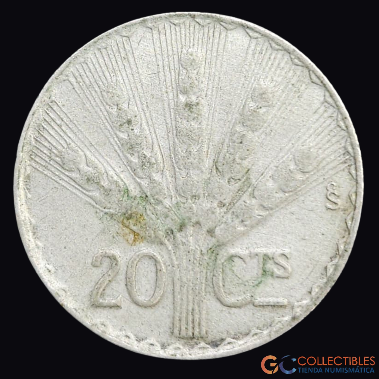 Lote 0257 - Uruguay – 20 Centésimos 1942