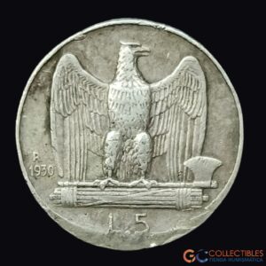 Lote 0274 - Italia – 5 Liras 1927