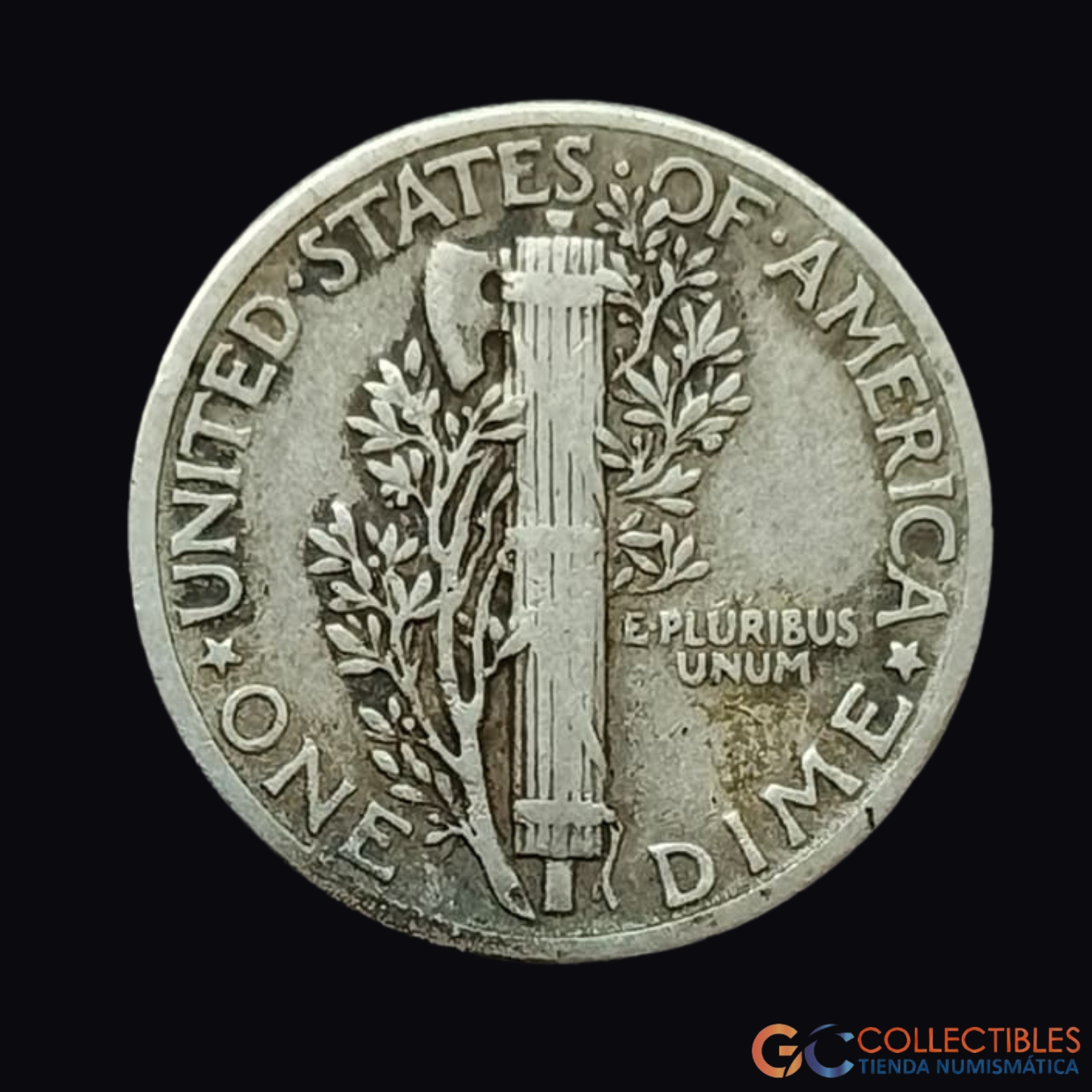 Lote 0279 - Estados Unidos – 10 Centavos 1944 “Mercury Dime”