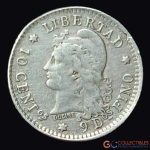 Lote 0285 - Argentina – 10 Centavos 1882