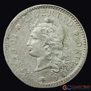 Lote 0286 - Argentina – 10 Centavos 1882