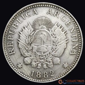 Lote 0290 - Argentina – 20 Centavos 1882