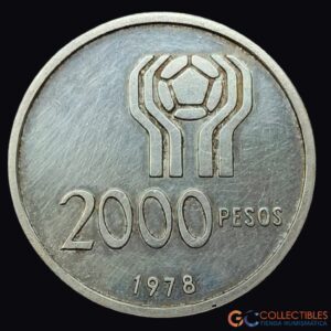 Lote 0291 - Argentina – 2000 Pesos 1978 “Copa Mundial de la FIFA, Argentina 1978”
