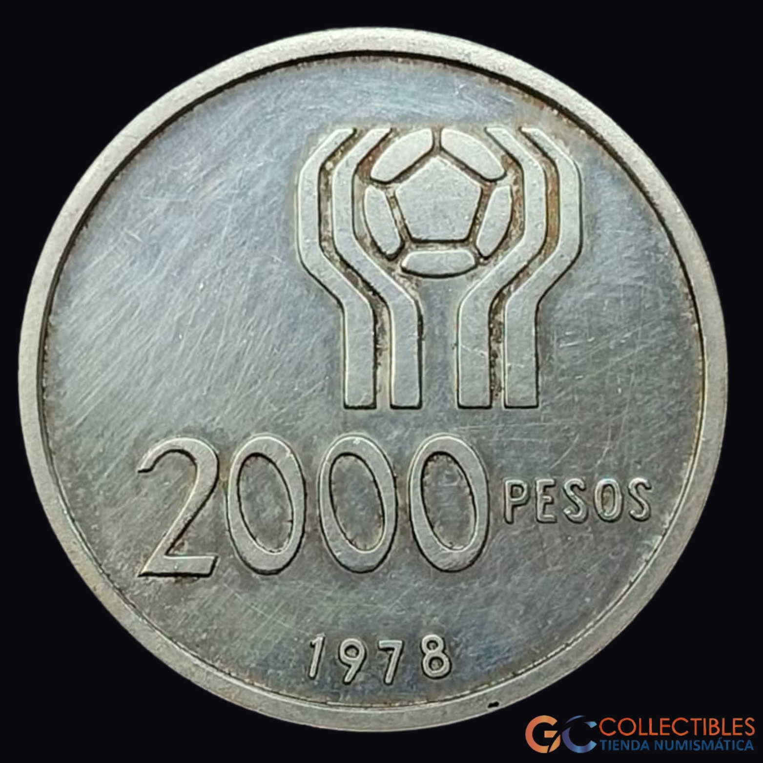 Lote 0291 - Argentina – 2000 Pesos 1978 “Copa Mundial de la FIFA, Argentina 1978”
