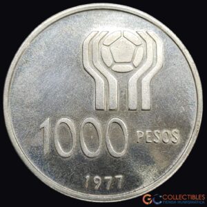 Lote 0294 - Argentina – 1000 Pesos 1977 “Copa Mundial de la FIFA, Argentina 1978”