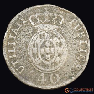 Lote 0300 - Portugal – 40 Réis 1812