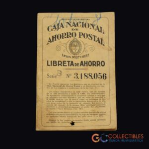 Lote 3004 - Libreta de ahorro de la Caja Nacional de Ahorro Postal