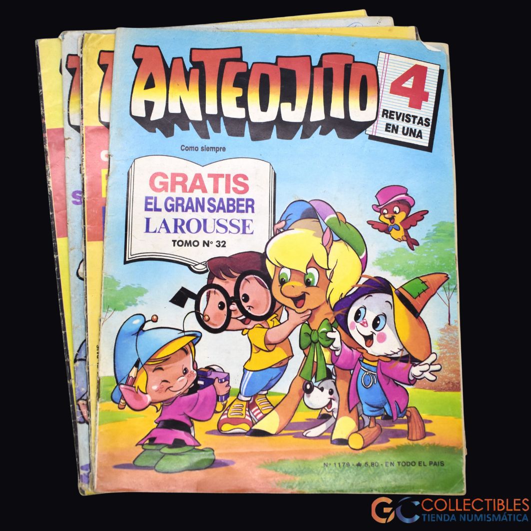 Lote 3027 - Lote de 4 revistas infantiles “Anteojito”, editadas por Manuel García Ferré.