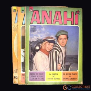 Lote 3031 -Lote de 3 revistas “Anahí”, publicación de Editorial M con notas sobre espectáculos, moda y sociedad.