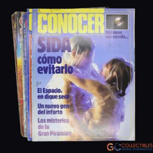 Lote 3034-Lote de revistas “Conocer – La Vida y el Universo”, publicaciones de divulgación científica