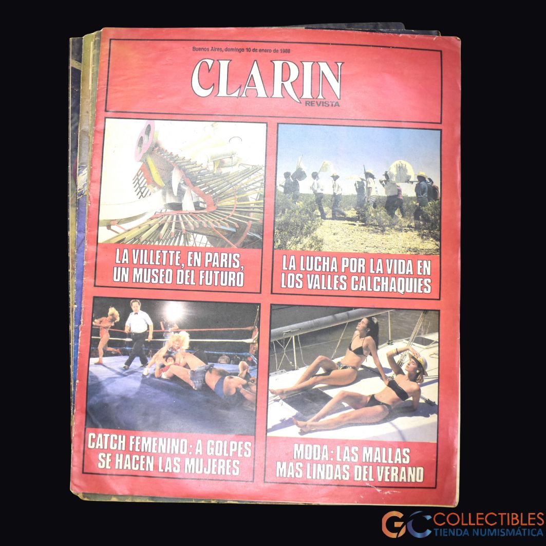 Lote 3037-Lote de revistas Clarín Revista, suplemento dominical del diario Clarín.