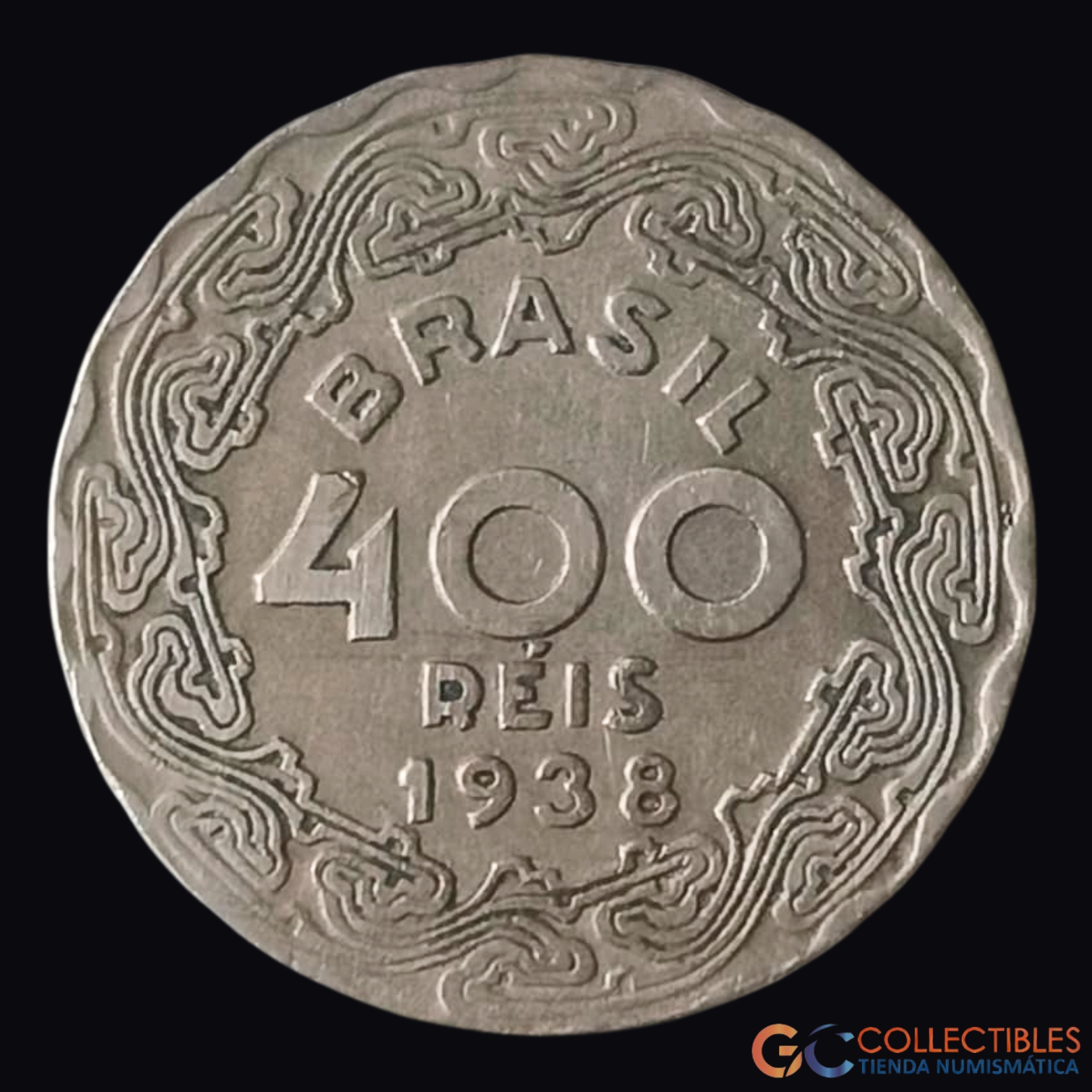 Lote 0315 - América del Sur/Brasil - 400 Réis 1938 (Getúlio Vargas)