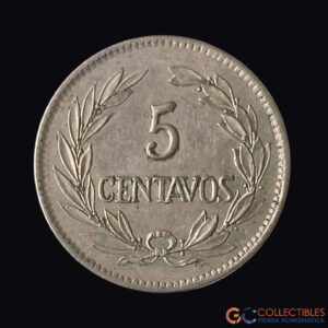 Lote 0322 - América del Sur/Ecuador - 5 Centavos 1919