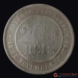 Lote 0329 - América del Sur/Brasil - 200 Réis 1898